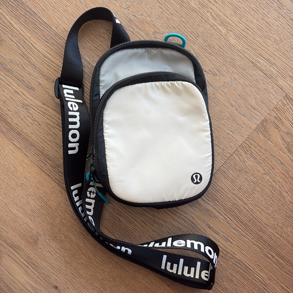 lululemon athletica Black and White Crossbody Bag